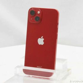 【中古】Apple(アップル) iPhone13 128GB プロダクトレッド MLNF3J／A SIMフリー 【262-ud】