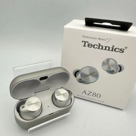 【中古】Technics テクニクス EAH-AZ80-S シルバー ワイヤレスイヤホン