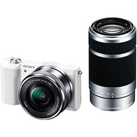 SONY α5100 ダブルズームキット ホワイト 良品 動作確認済み 1ヶ月保証付 高性能
