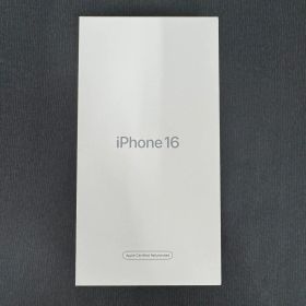 【新品未開封】iPhone 16 128GB ティール FYDV3J/A 認定整備済製品