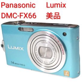 美品 Panasonic LUMIX DMC-FX66 ブルー Leica