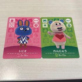 あつまれどうぶつの森 amiiboカード トビオ れんにゅう