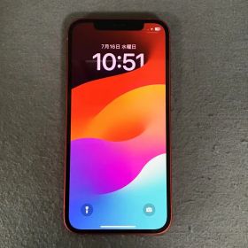 美品 Appleストア版 SIMフリー iPhone12 128GB レッド色