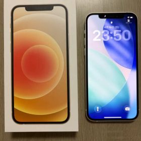 Apple iPhone12 ホワイト 美品 箱・充電ケーブル付