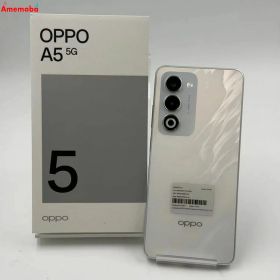 【中古】OPPO A5 5G 128GB ホワイト OPG06 AU版SIMフリー