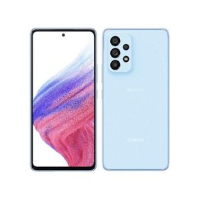 (中古美品)〈SIMフリー〉SAMSUNG Galaxy A53 5G 128GB オーサムブルー SC-53C【安心保証90日/赤ロム永久保証】GalaxyA53 本体 Android アンドロイド スマホ