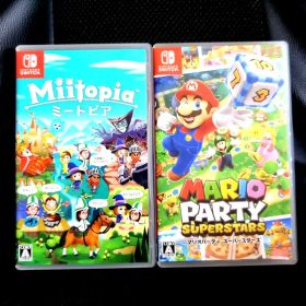 【Switch】マリオパーティスーパースターズ ＆ ミートピア 2本セット