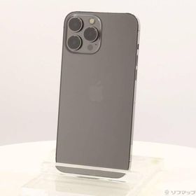 〔中古〕Apple(アップル) iPhone13 Pro Max 128GB グラファイト MLJ43J／A SIMフリー〔262-ud〕