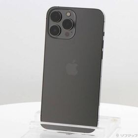 〔中古〕Apple(アップル) iPhone13 Pro Max 128GB グラファイト MLJ43J／A SIMフリー〔198-ud〕