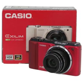 【CASIO】カシオ『EXILIM ハイスピードエクシリム / レッド』EX-ZR800RD 2013年8月発売 コンパクトデジタルカメラ 1週間保証【中古】