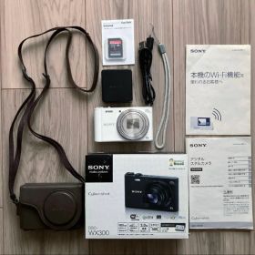 SONY Cyber-shot DSC-WX300、純正ケース、SDカード 一式