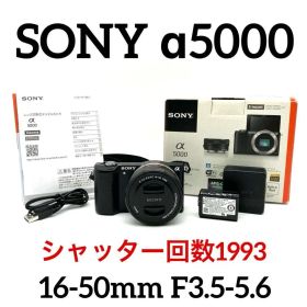 SONY α5000 16-50mmレンズキット ブラック