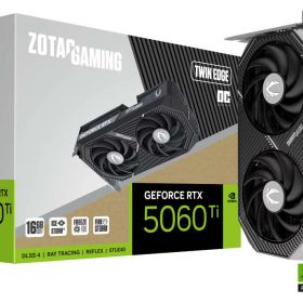 ZOTAC GAMING GeForce RTX 5060 Ti 16GB Twin Edge OC グラフィックボード｜RTX5060Ti16GBTWOC/ZT-B50620H-10M