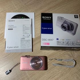 1463 Sony Cyber-Shot DSC-WX7 ピンク デジカメ ジャンク品【コ】