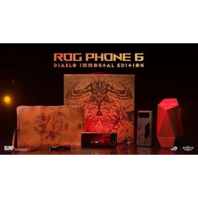 (中古) ROG Phone6 16GB/512GB Diablo Immortal Edition /ROG6SD-BK/6R512未開封品、SIMフリー