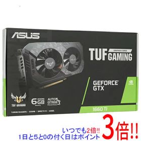 【中古】ASUSグラボ TUF-GTX1660TI-6G-EVO-GAMING PCIExp 6GB 元箱あり