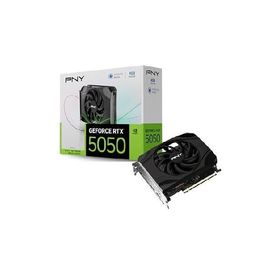 【並行輸入品】 PNY NVIDIA GeForce RTX 5050 シングルファン、グラフィックスカード (8GB GDDR6、128ビット、SFF-Ready、PCIe 5.0、HDMI/DP 2.1、2スロット、NV