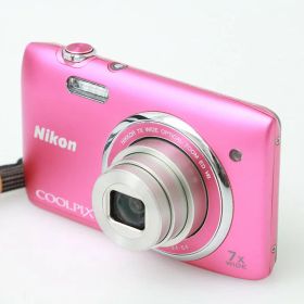 【中古】【並品】ニコン COOLPIX S3500 [ストロベリーピンク] CA01-M6932-2P2B ニコン Nikon COOLPIX 顔認識 手ブレ補正