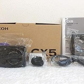 【中古】RICOH ハイブリッドAFシステム搭載 光学10.7倍ズーム CX5 ブラック CX5BK