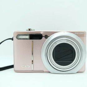 リコー RICOH コンパクトデジタルカメラ ローズピンク CX5 【中古】