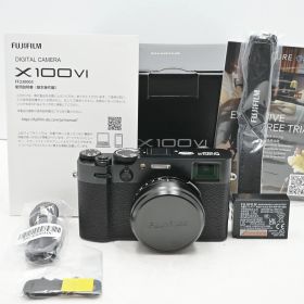 【中古】富士フイルム(FUJIFILM) デジタルカメラ X100VI ブラック多言語対応