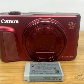 【埼玉発】Canon PowerShot SX720 HS レッド コンパクトデジタルカメラ 光学40倍ズーム バッテリー付 ジャンク