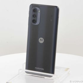 (中古)Motorola moto g52j 5G 128GB インクブラック PATM0000JP SIMフリー(377-ud)