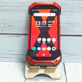 【送料無料】au 京セラ TORQUE 5G KYG01 レッド 本体 白ロム SIMロック解除済み SIMフリー B034446