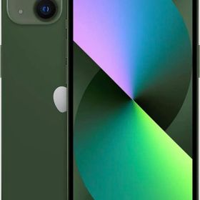Apple iPhone 13 本体 ダークグリーン iFaceケース黒付