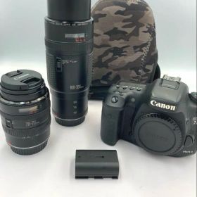 【返品保証】Canon EOS 7D MarkII 標準&望遠ダブルレンズセット