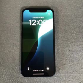 美品 国内版 SIMフリー iPhone12 mini 128GB ブルー色