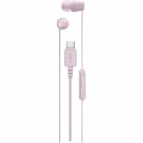 ソニー(SONY) IER-EX15C PZ ピンク/タイプc/イヤホン/Type-C/イヤホン/有線/バランスの良い音質/小型/リモコン操作 / 4色 / マイク付き/通話可能/クリアな音質 / コード長1.2m /