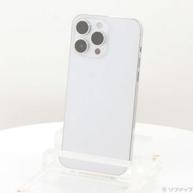 (中古)Apple iPhone14 Pro Max 128GB シルバー MQ973J/A SIMフリー(198-ud)