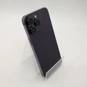 【中古】Apple SoftBank 【SIMフリー】 iPhone 14 Pro Max 128GB ディープパープル MQ993J/A【札幌南2条】保証期間１ヶ月【ランクB】