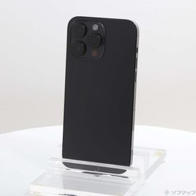 (中古)Apple iPhone14 Pro Max 256GB スペースブラック MQ9A3J/A SIMフリー(297-ud)