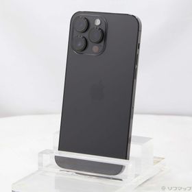 (中古)Apple iPhone14 Pro Max 256GB スペースブラック MQ9A3J/A SIMフリー(258-ud)
