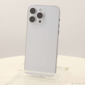 (中古)Apple iPhone14 Pro Max 256GB シルバー MQ9C3J/A SIMフリー(196-ud)
