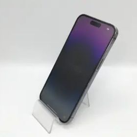 【中古】Apple 国内版 【SIMフリー】 iPhone 14 Pro Max 256GB ディープパープル MQ9E3J/A【三宮センター】保証期間１ヶ月【ランクC】