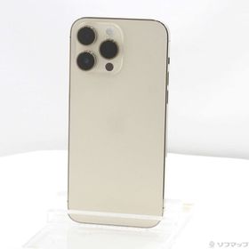 (中古)Apple iPhone14 Pro Max 1TB ゴールド MQ9M3J/A SIMフリー(368-ud)