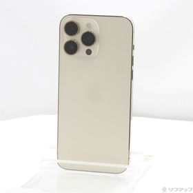 (中古)Apple iPhone14 Pro Max 1TB ゴールド MQ9M3J/A SIMフリー(247-ud)