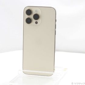 (中古)Apple iPhone14 Pro Max 1TB ゴールド MQ9M3J/A SIMフリー(371-ud)