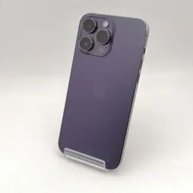 【中古】Apple 国内版 【SIMフリー】 iPhone 14 Pro Max 512GB ディープパープル MQ9J3J/A【大阪堂島】保証期間１ヶ月【ランクC】