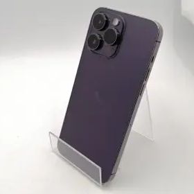 【中古】【赤ロム保証あり】Apple au 【SIMフリー】 iPhone 14 Pro Max 512GB ディープパープル MQ9J3J/A【ECセンター】保証期間１ヶ月【
