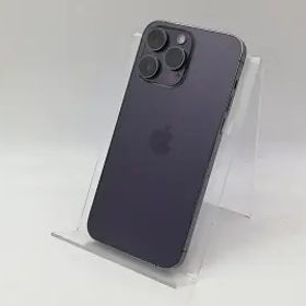 【中古】Apple au 【SIMフリー】 iPhone 14 Pro Max 512GB ディープパープル MQ9J3J/A【川越クレアモール】保証期間１ヶ月【ランクA】