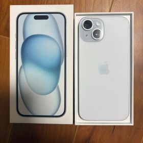 ほぼ新品 Apple iPhone 15 blue 本体 256GB 100%