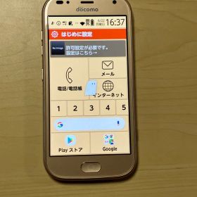 らくらくスマートフォン me F-01L ドコモ SIMロック解除済 U9