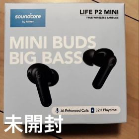 新品未開封Soundcore Life P2 Mini ワイヤレスイヤホン 本体
