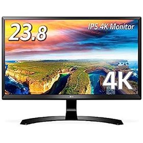 【中古】（非常に良い）LG モニター ディスプレイ 24UD58-B 23.8インチ/4K(3840×2160)/IPS 非光沢/HDMI×2、DisplayPort/ブルーライト低減機能