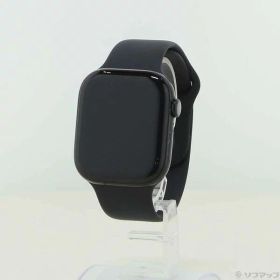 【中古】Apple(アップル) Apple Watch Series 10 GPS 46mm ジェットブラックアルミニウムケース ブラックスポーツバンド 【262-ud】