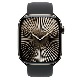 Apple Apple Watch Series10 46mm GPS+Cellularモデル MWYA3J/A+MYAF3FE/A A3003【ナチュラルチタニウムケース/ブラックソロループ(サイズ8)】 [中古] 【当社3ヶ月間保証】 イオシス